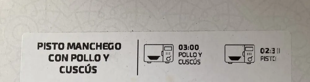Pisto manchego con pollo y cuscús