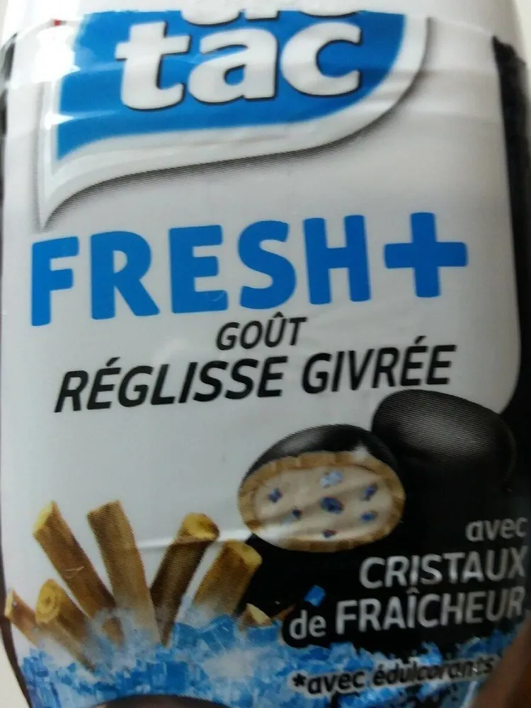 Tic tac goût réglisse