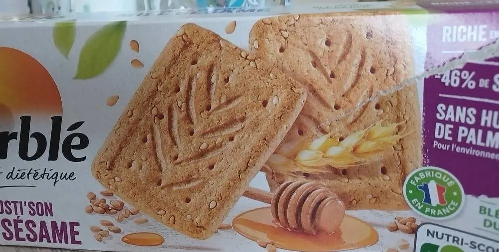 Biscuits miel sesame