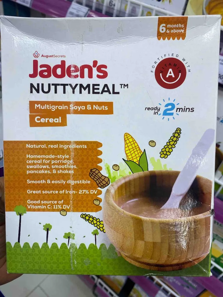 Jaden's Nuttymeal Multigrain Soya & Nuts Cereal