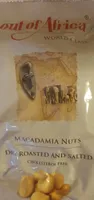 Dry roasted and salted macadamia nuts