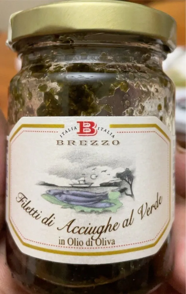 Filetti di acciughe al verde