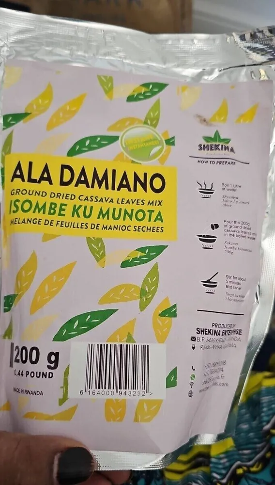 Feuilles de Manioc Séchées