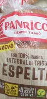 Pan rico 100 integral espelta