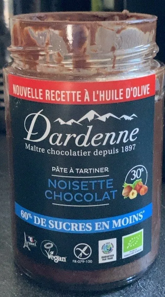 Pâte à tartiner noisette chocolat