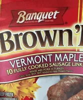 Sausage, Vermont maple