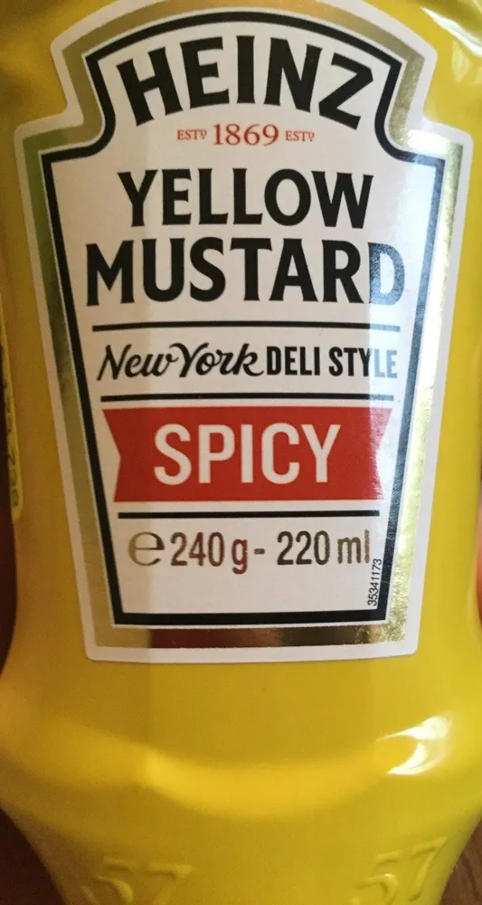 Yellow mustard spicy