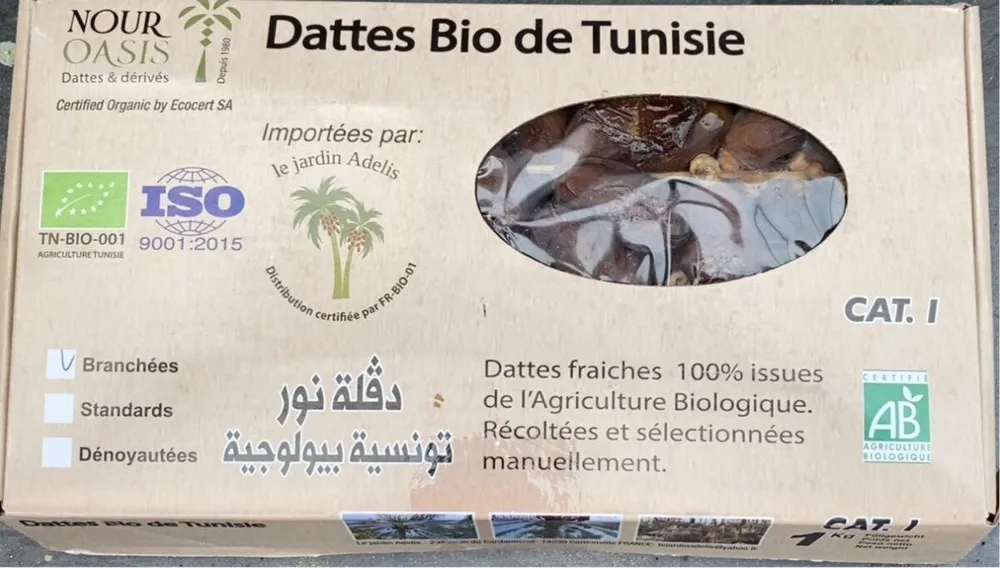 Dattes bio de Tunisie