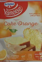 Préparation cake orange