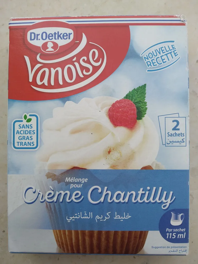 Mélange pour Crème Chantilly