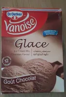 Préparation Glace goût chocolat Vanoise