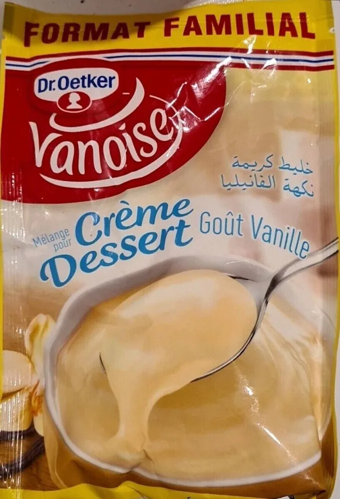 Crème dessert goût vanille