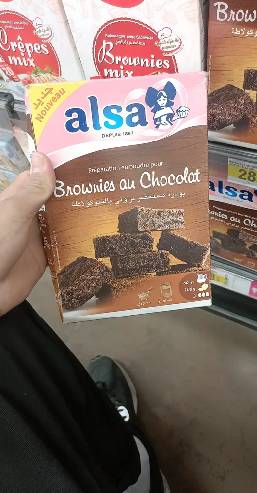 alsa brownies au chocolat kik