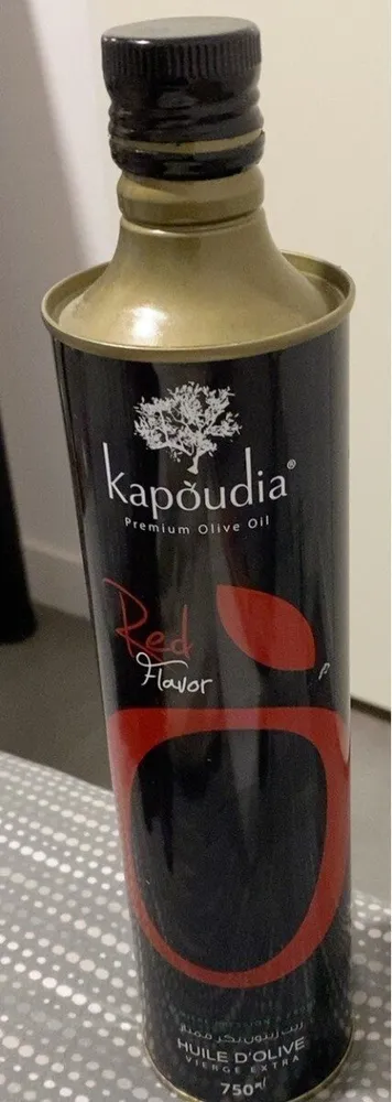 Red flavor premium olive oil