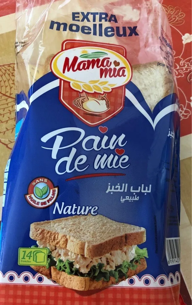 Pain de mie nature mama mia