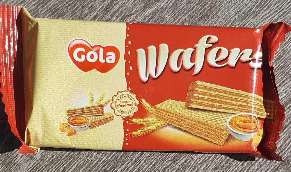 Wafers saveur Caramel