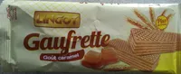 Gaufrette goût caramel