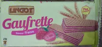 Gaufrettes saveur fraise