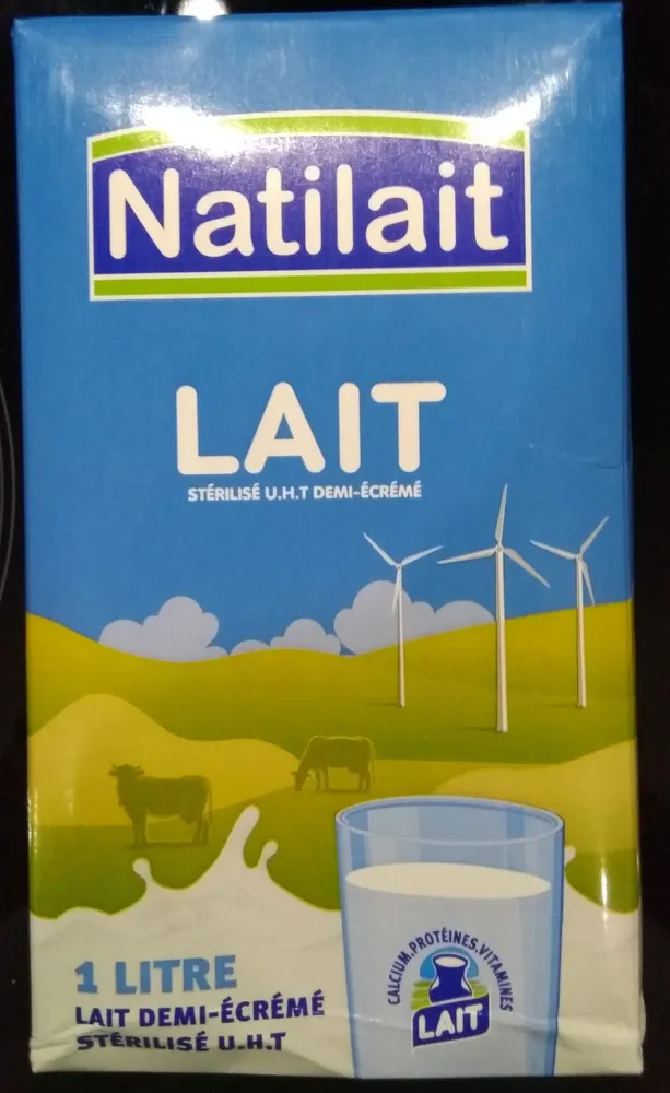 Lait demi écrémé