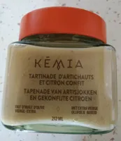 Tartinade d'artichauts et citron confit