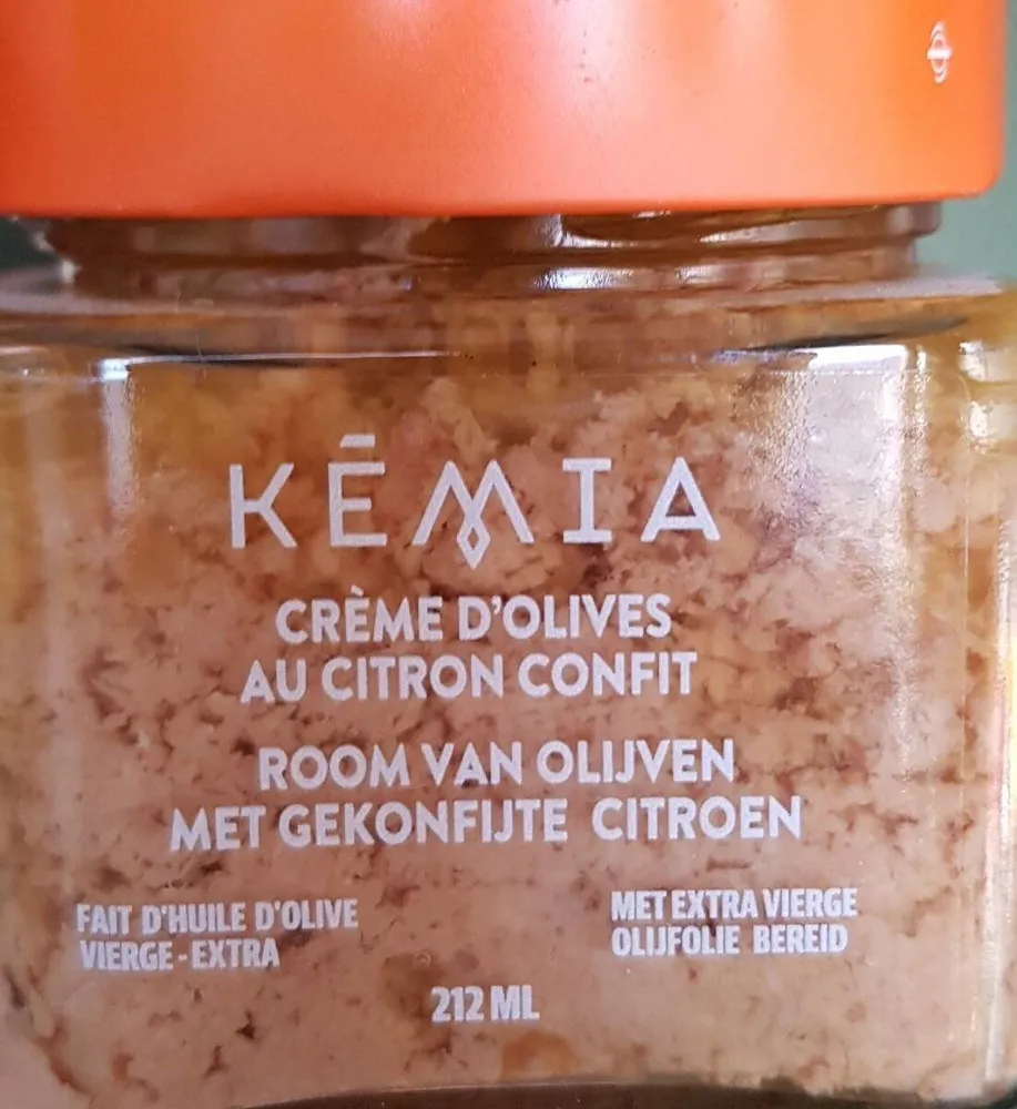 Crème d'olives au citron confit
