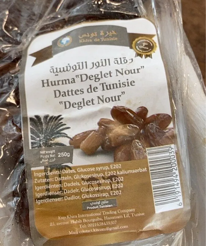 Dattes de tunisie