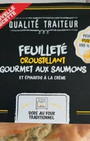 Feuilleté croustillant gourmet à saumons