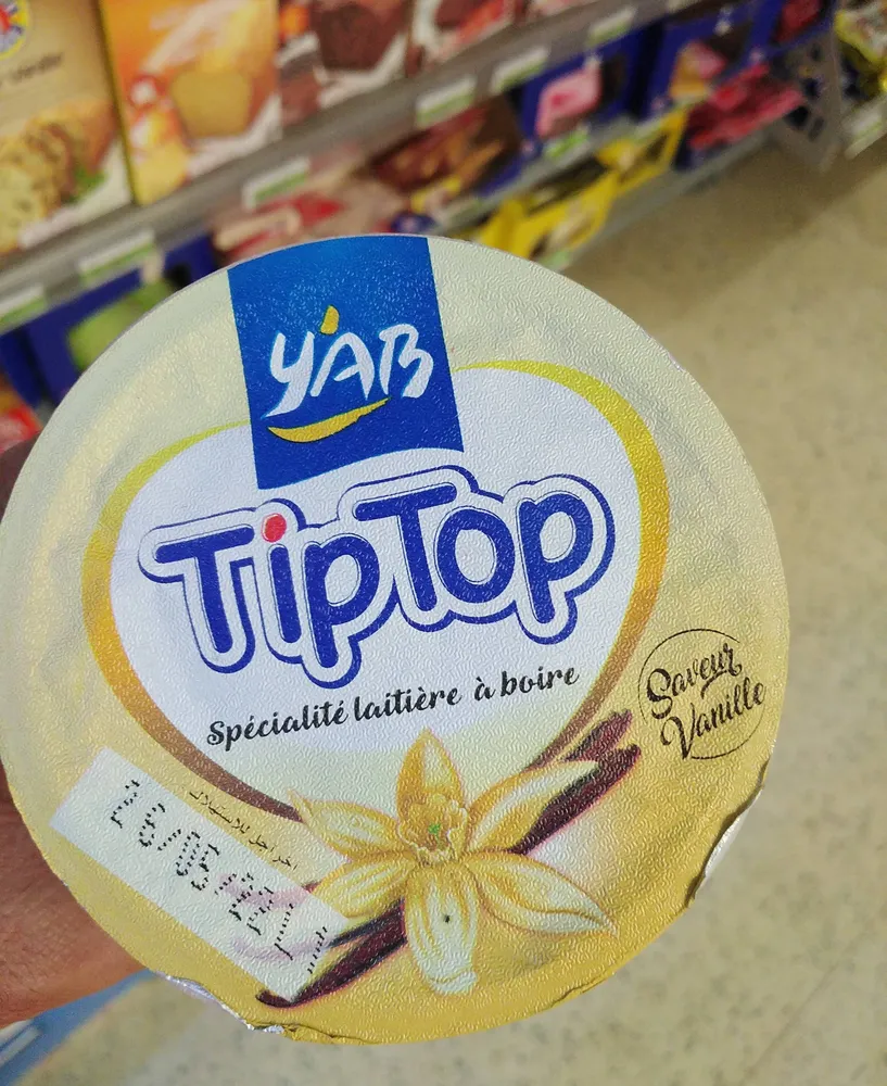TipTop Spécialité laitière à boire saveur vanille