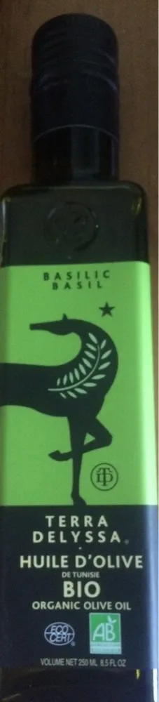 Organic Extra Virgin Olive Oil Infused with Basil