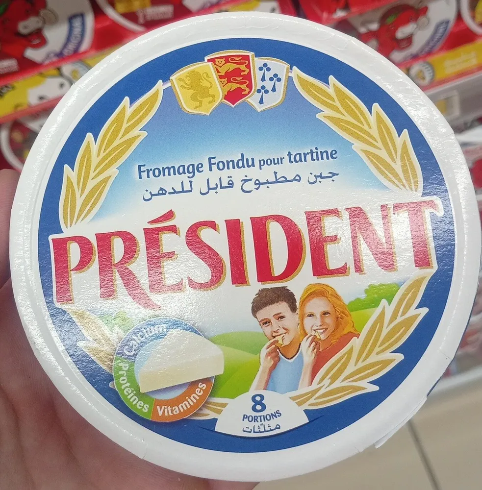 Fromage Fondu  Président 8 portions
