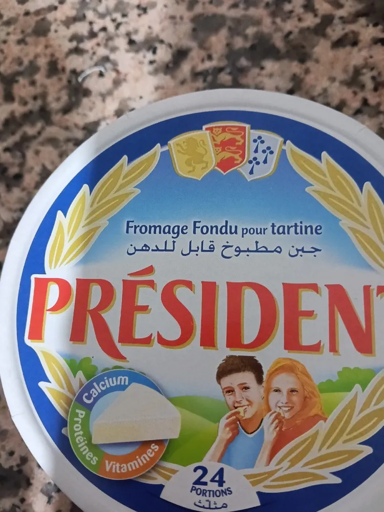 Fromage fondu président 24 portions