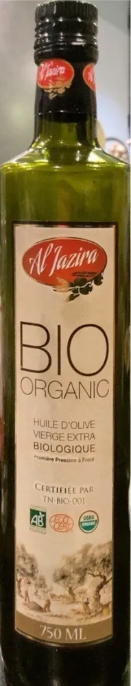 Huile d’olive vierge extra biologique