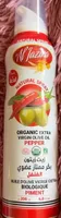 Organic extra virgin olive oil pepper
