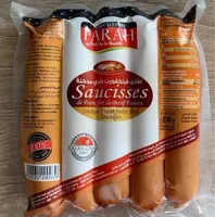 Saucisses de Francfort de Boeuf fumées