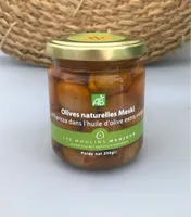 Olives naturelles Meski à l'harissa