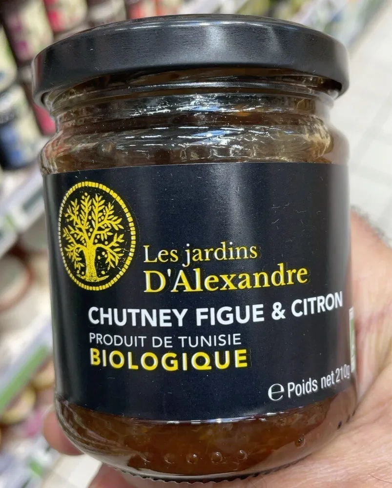 Chutney figue et citron