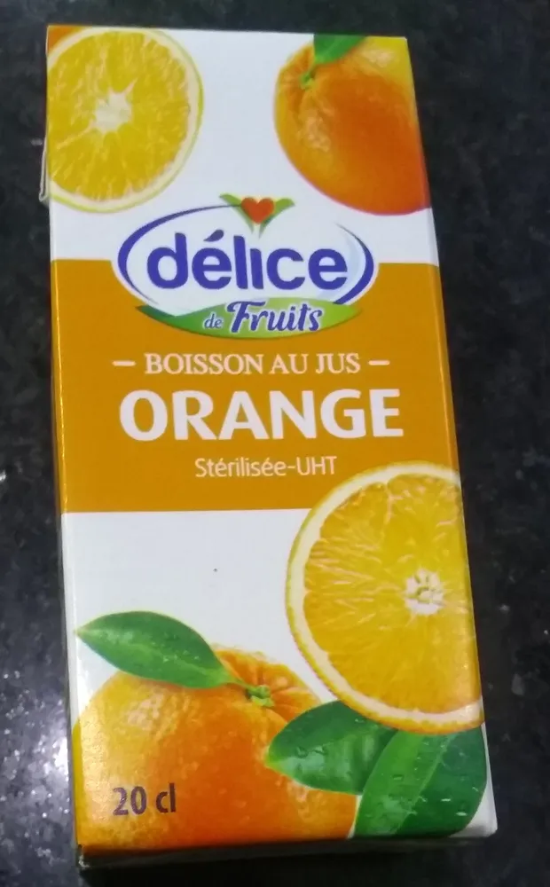 Boisson au jus d'orange