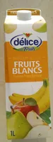 Boisson au jus fruits blancs