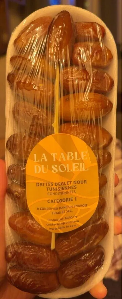 Dattes conditionnées