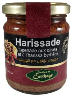 Harrissade : Tapenade aux olives et à l'harissa berbère