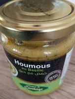 Houmous au basilic