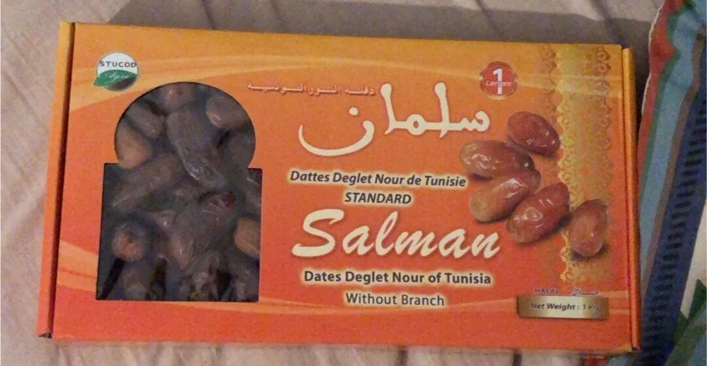 Dattes deglet nour de Tunisie standard