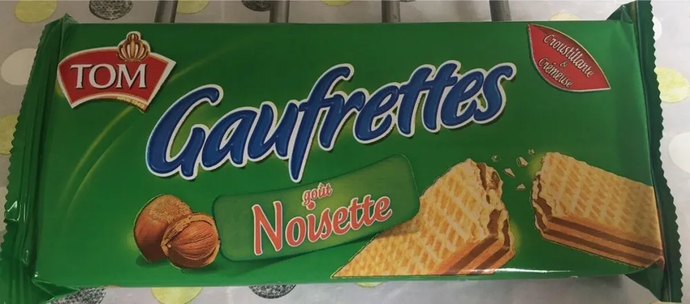 Gaufrettes, goût Noisette