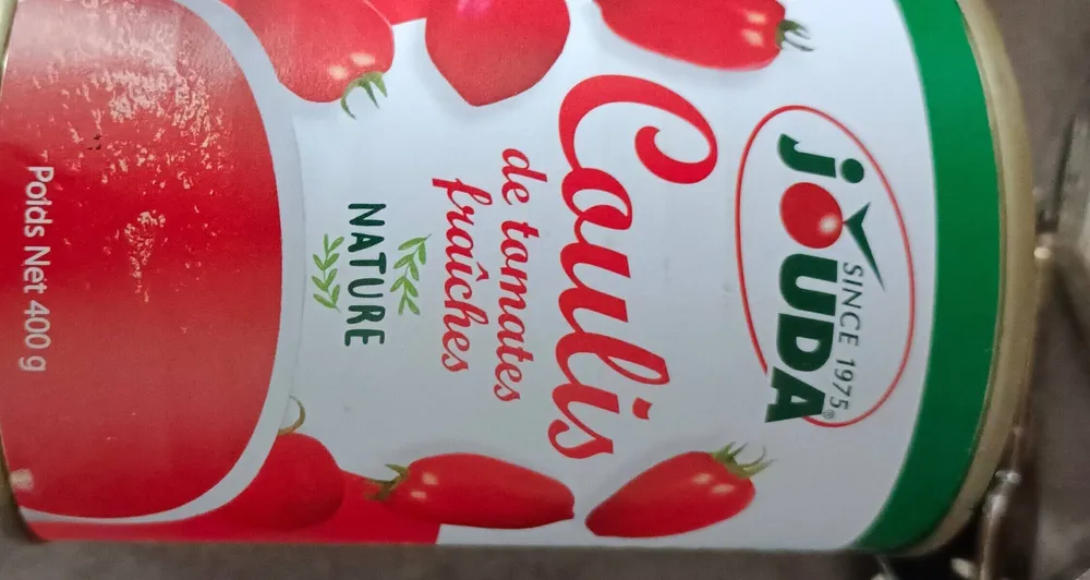 Coulis de tomates fraiches