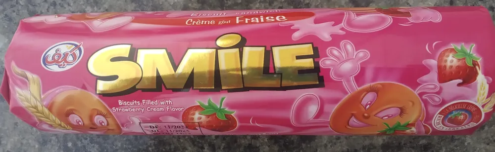 Biscuits Smile Fraise