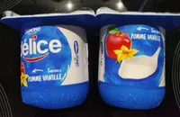 Yaourts aromatisé Pomme Vanille