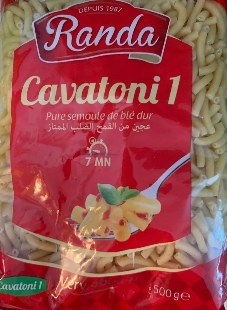 Pate cavatoni 1 pure semoule