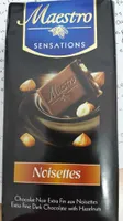 Chocolat Noir Extra Fin aux Noisettes