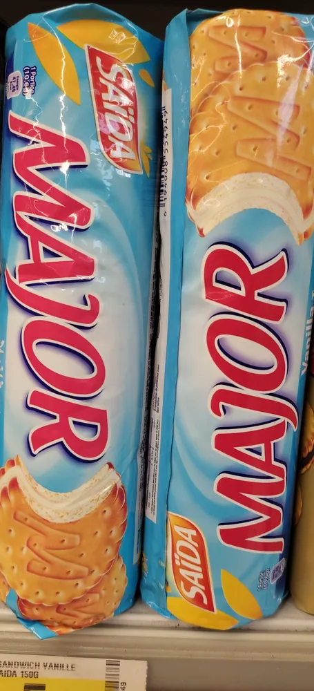 Major (goût vanille )