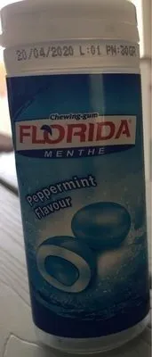 Peppermint chewing gum